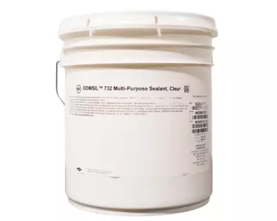 DOWSIL 732 Clear RTV Silicone Adhesive Sealant | Multi-Purpose Cartridge - 2