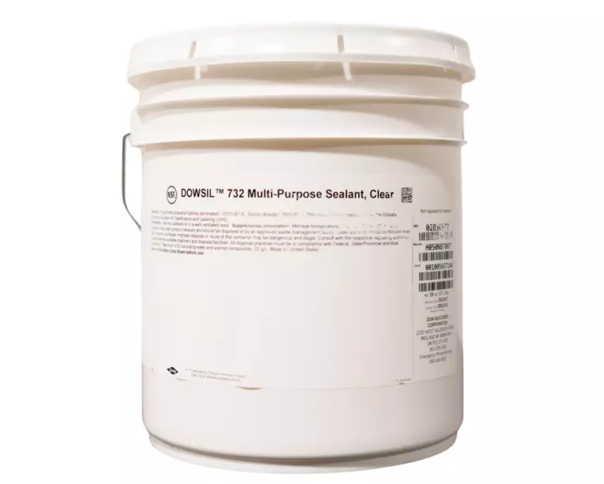 DOWSIL 732 Clear RTV Silicone Adhesive Sealant | Multi-Purpose Cartridge - 2