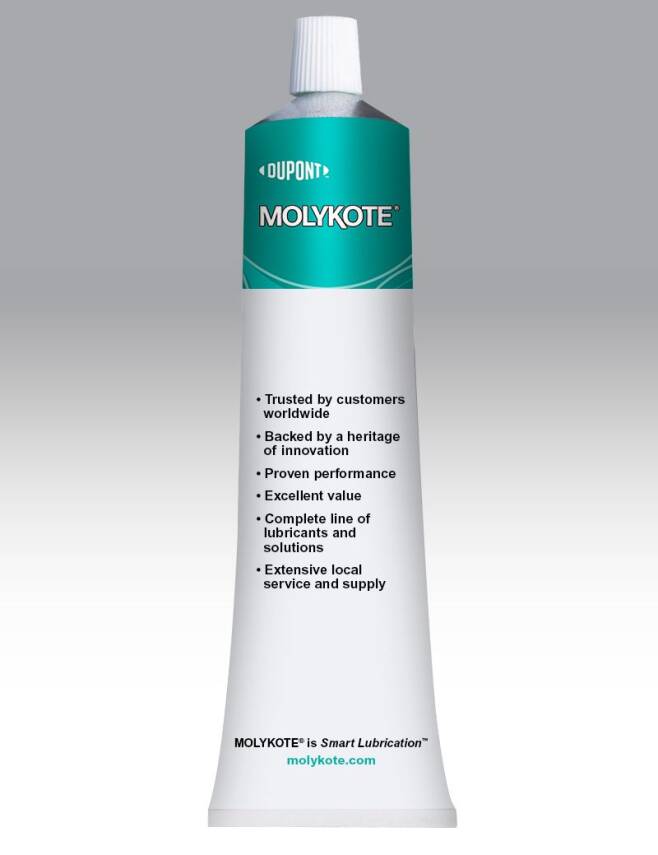 DuPont MOLYKOTE 3451 Bearing Grease | PTFE-Reinforced Fluorosilicone, Chemical Resistant – 100 g - 2