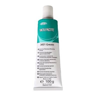 DuPont MOLYKOTE 3451 Bearing Grease | PTFE-Reinforced Fluorosilicone, Chemical Resistant – 100 g - DuPont™ MOLYKOTE®