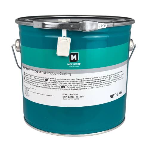 DuPont™ MOLYKOTE® 106 Anti-Friction Coating – 5 KG Solid Lubricant Film for Metal Surfaces - DuPont™ MOLYKOTE®