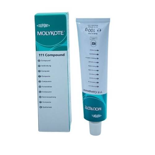 MOLYKOTE® 111 Compound | Silicone-Based Valve & O-Ring Lubricant – Long-Lasting Sealing & Protection - 100 gr - - DuPont™ MOLYKOTE®