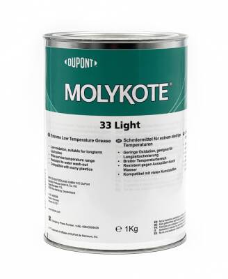DuPont™ MOLYKOTE® 33 Light Gres | Düşük Sıcaklıkta Silikon Bazlı, Suya Dayanıklı – 1 KG - DuPont™ MOLYKOTE®