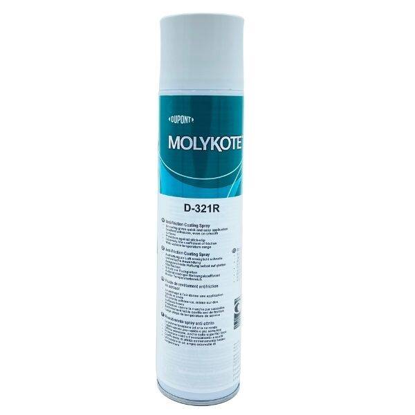 DuPont™ MOLYKOTE® D-321 R Anti-Friction Coating Spray – High Temp Dry Film 400ml - 3