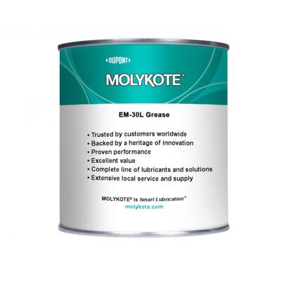 DuPont™ MOLYKOTE® EM-30 L Gres – Plastik Bileşenler İçin Yüksek Performanslı Yağlayıcı - 1 Kg - - DuPont™ MOLYKOTE®