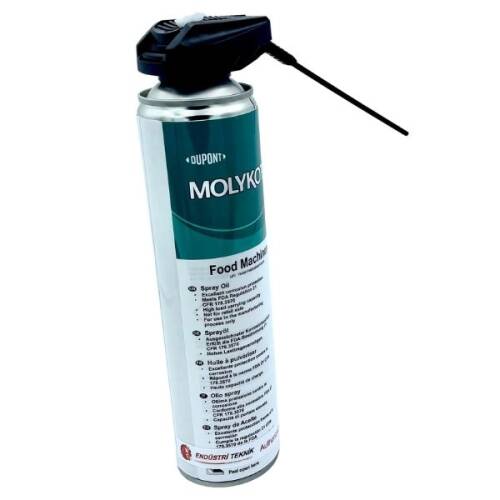 DuPont MOLYKOTE® Food Machinery Oil Spray – NSF H1 Gıda Uyumlu Makine Yağlayıcı Sprey (400 ml) - 2