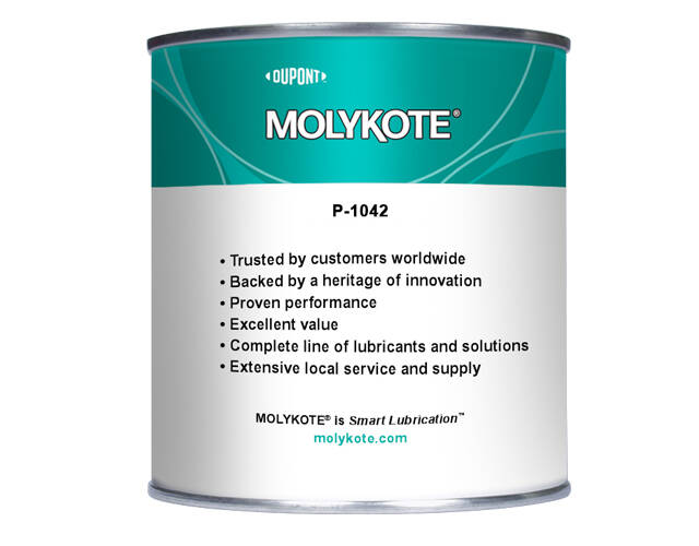 DuPont™ MOLYKOTE® P-1042 Adhesive Grease Paste - Su ve Metal Emulsiyonlara Dayanikli Yapiskan Gres - 1 KG - - 1
