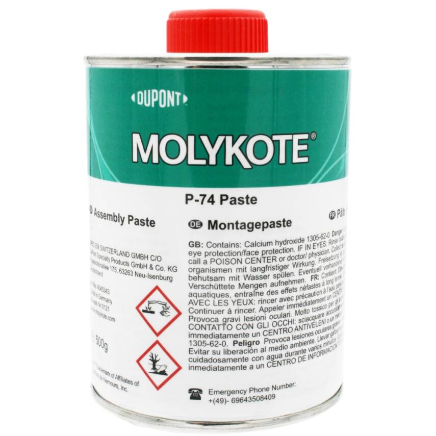 DuPont MOLYKOTE P-74 Assembly Paste | High-Pressure Metal-Free Mounting Paste – 1 KG - 1